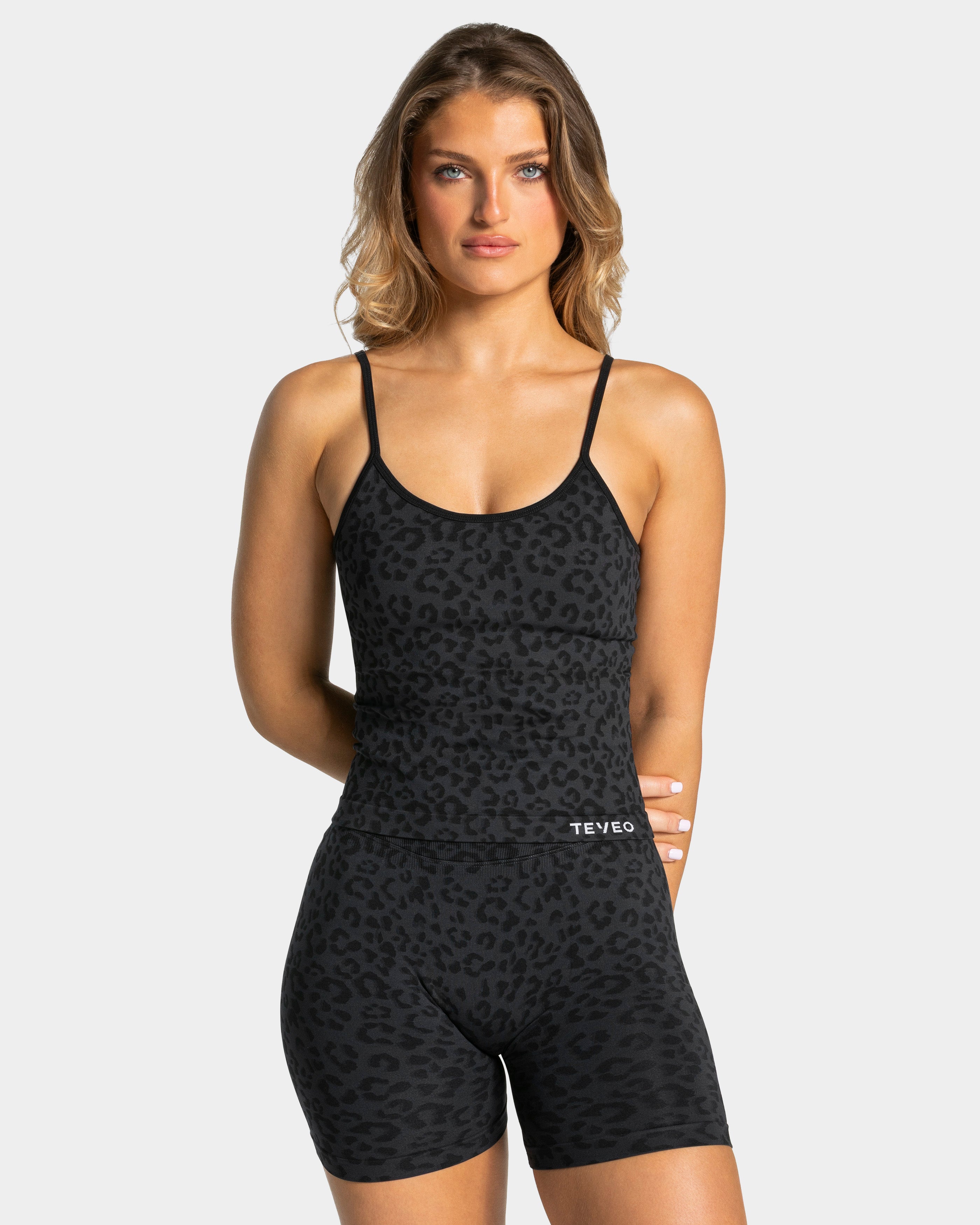 Contrastline Cami Top "Leo Schwarz"