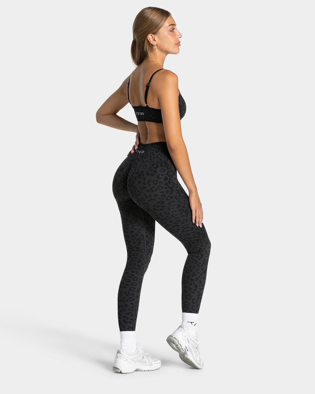 Brassière Contrastline « léopard noir »