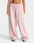 Pantalon de jogging Wide Leg Contrastline « léopard rose »
