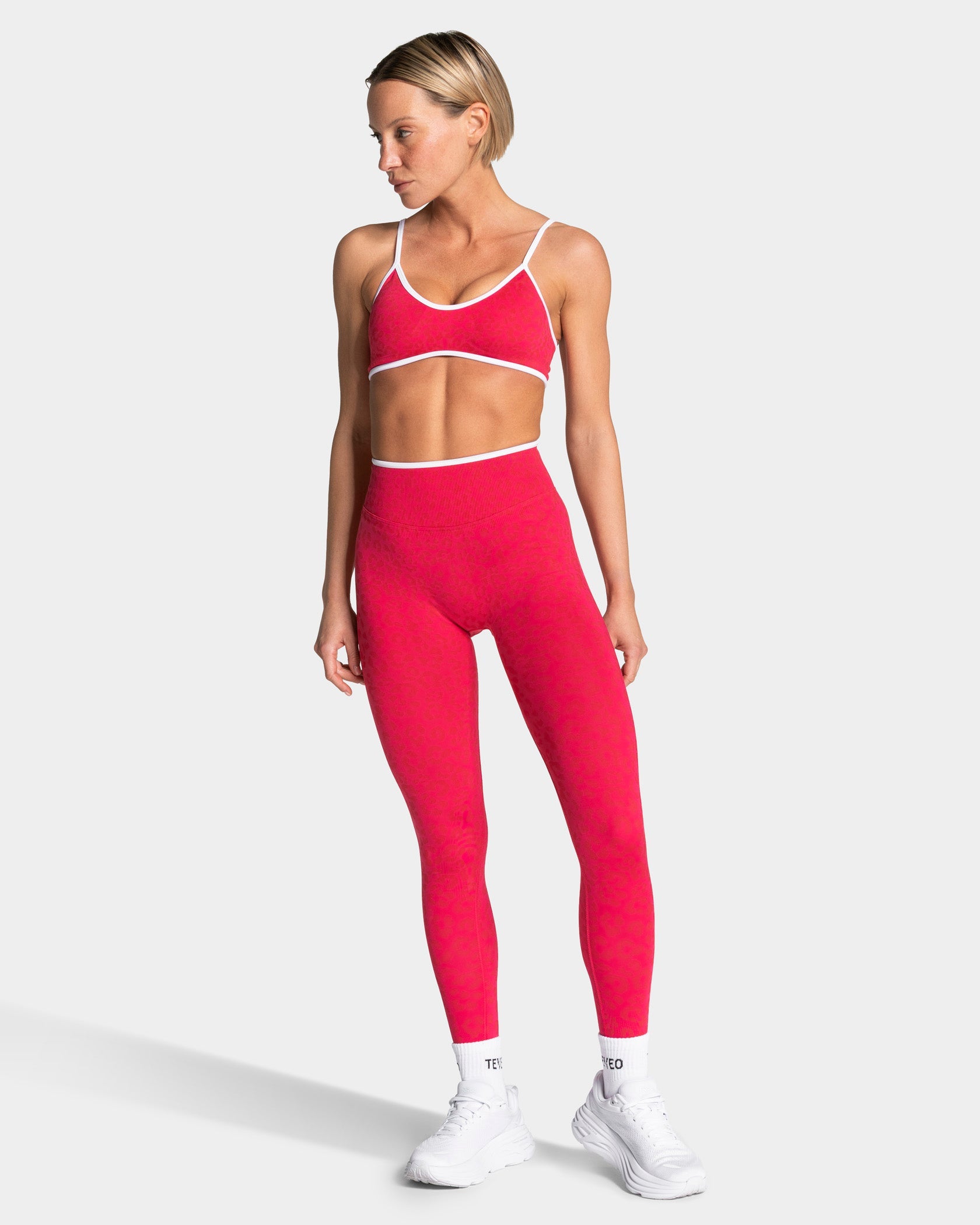 Legging Sculpt Scrunch Contrastline « Léopard Berry »