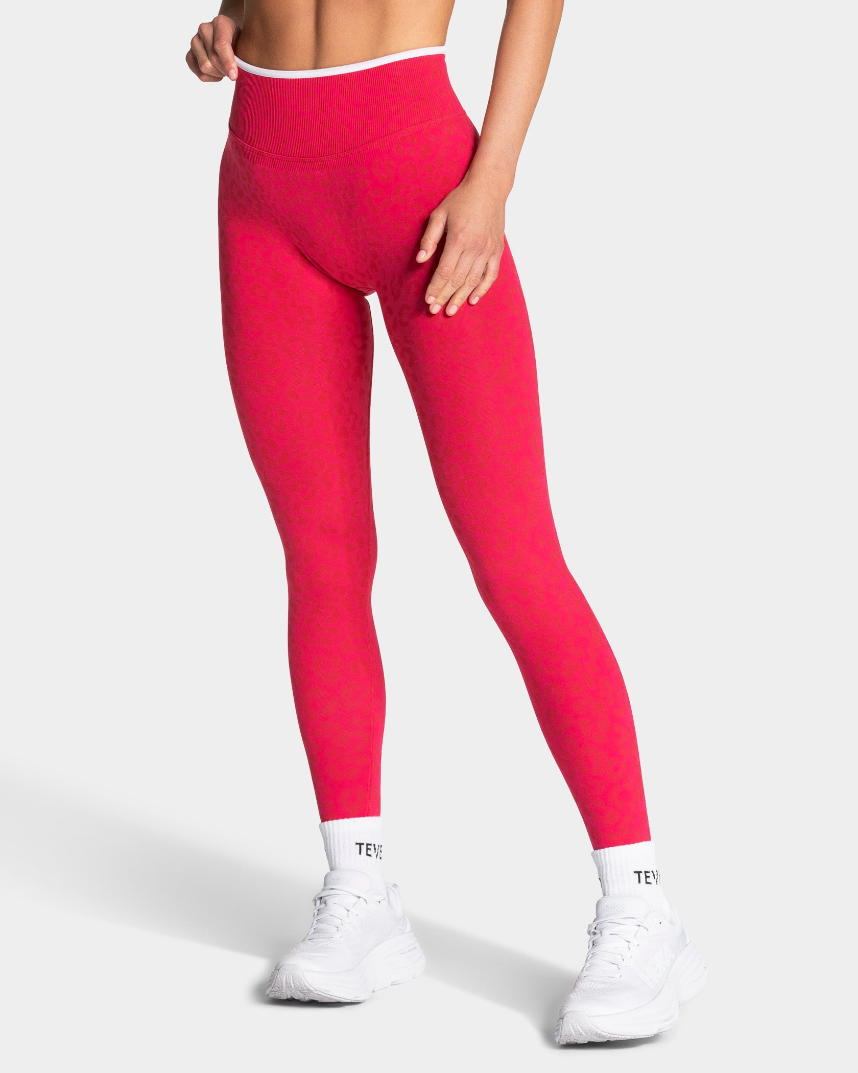 Legging Sculpt Scrunch Contrastline « Léopard Berry »