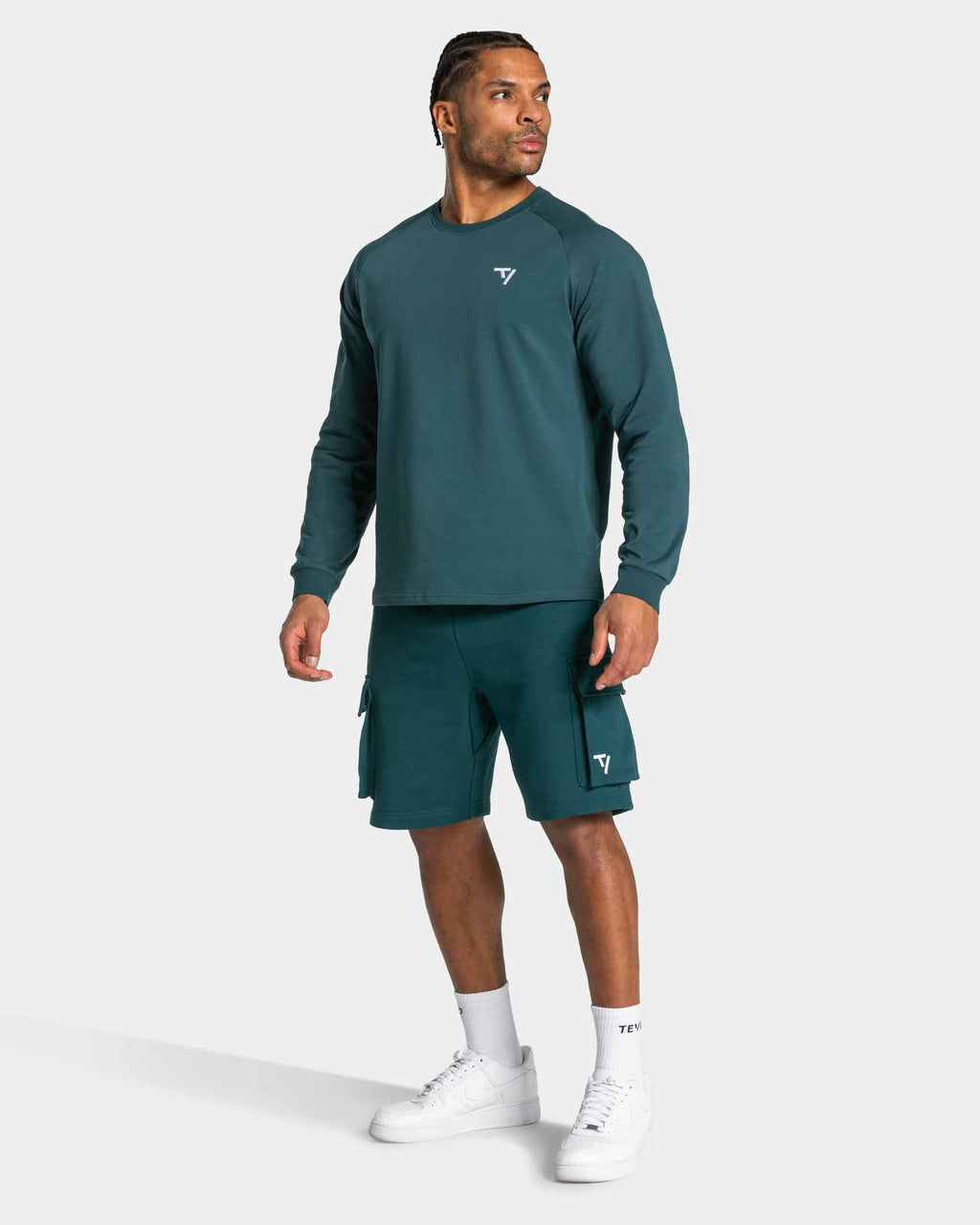 Haut à manches longues Lift « bleu sarcelle »