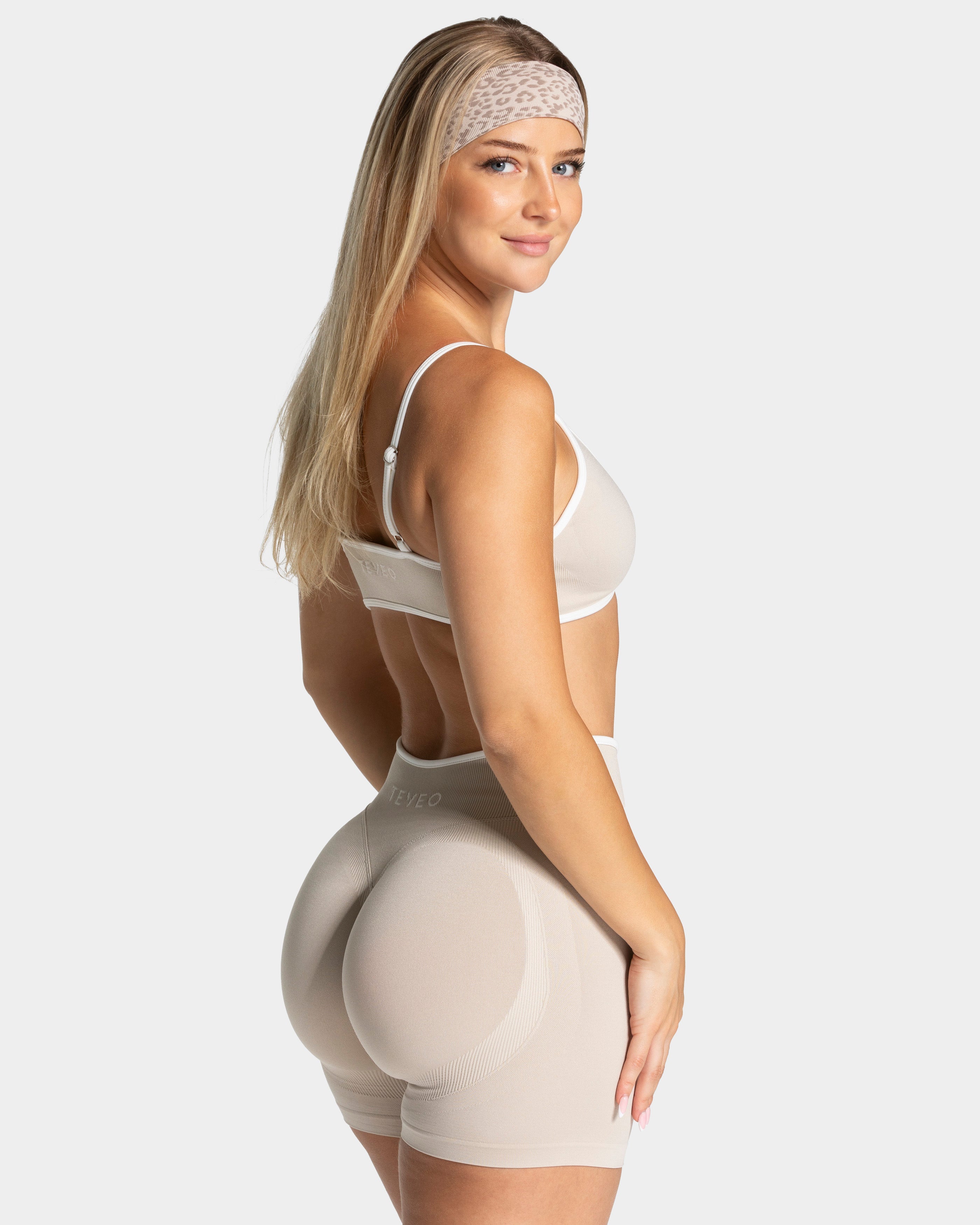 Bandeau Contrastline « léopard Cream »